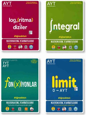 Tonguç Kampüs Tyt Ayt Matematik Fasikülleri Seti 4 Kitap Limit Fonksiyonlar Integral Logaritma Diziler Ayt Matematik Konu Anlatım Soru Bankası Yks Hazırlık Seti