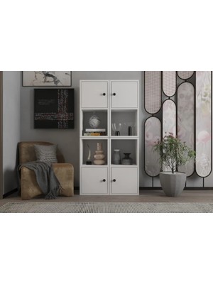 Vivense Bk Çok Amaçlı Dolap, 4 Kapaklı, Çad