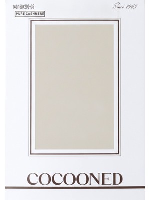 Coconed Lastikli Çarşaf Pure Cashmere