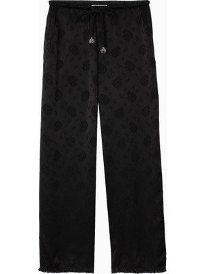 3.1 Phillip Lim Floral Jacquard Çiçek Desenli Rahat Kesim Kadın Pantolon