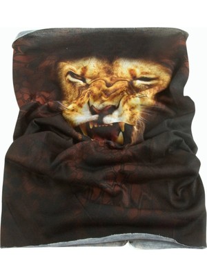 Uravas Store Aslan Desenli Baff Boyunluk