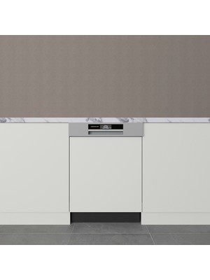 HOMECONOM Yarı Ankastre Bulaşık Maki̇nesi̇ Kapağı 60 cm Mat Beyaz Mdf Lam