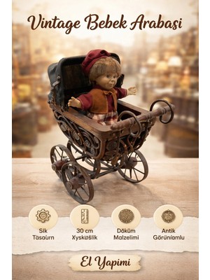 Evvel Zaman Antik Bebek Arabası