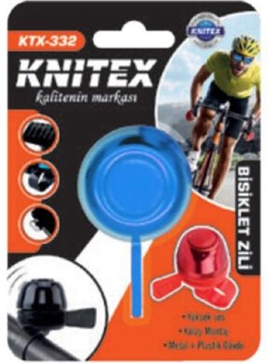 Knitex Çıngırak Bisiklet Zili Renkli 3 Adet