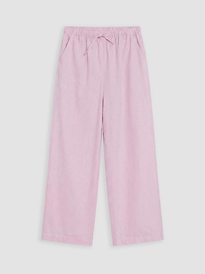 Lcw Girls Studio Pembe Kız Çocuk Poplin Pantolon