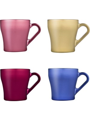 Paşabahçe Chroma Aqua Metallic Fincan 205 cc 3 Adet