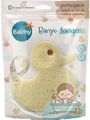 Balmy Naturel Balmy Ördek Banyo Bebek Süngeri