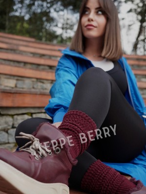 Steppe Berry Slouchy Çorap