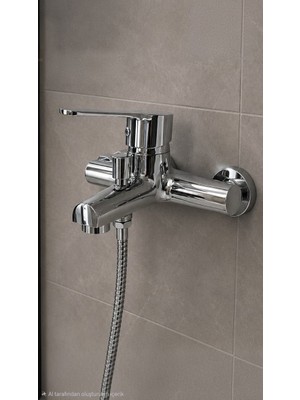 VİTKARSU ARMATÜR Lüx Delta Mix Banyo Bataryası  (Yerli Üretim ) - Pirinç Gövde