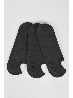 Defacto Erkek Pamuklu Sneaker Çorabı K4595AZNS 3'lü Paket Yumuşak ve Konforlu Malzeme Özellikleri
