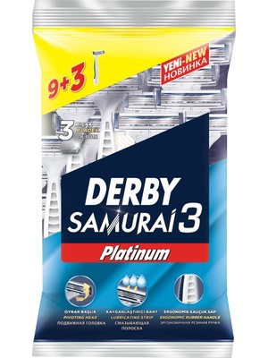 Derby Samurai 3 Platinum 9+3 Poşet 2 Adet