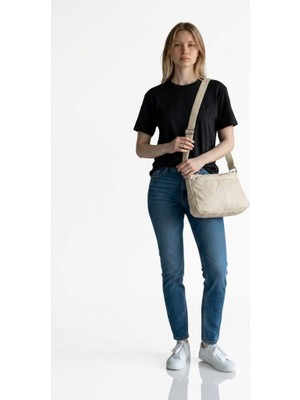 Baginn Eskitme Yıkama S.deri Günlük Postacı Çanta Çapraz Askılı Kadın Omuz Çantası 27*17 cm Retro
