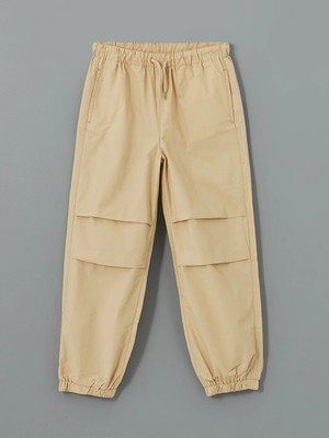LC Waikiki Lcw Kids Bej Beli Lastikli Erkek Çocuk Paraşüt Pantolon