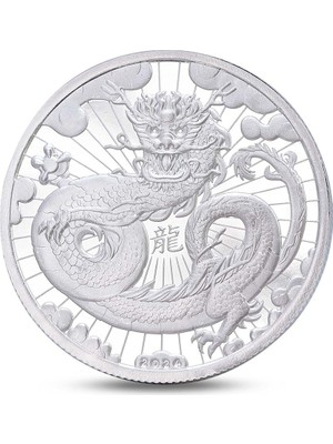 Agakulche Ejderha Gümüş Sikke Coin