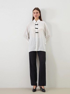 Lcw Modest Siyah Beli Lastikli Kadın Pantolon
