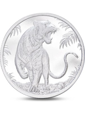 Agakulche Kaplan Figürlü Gümüş Sikke Coin