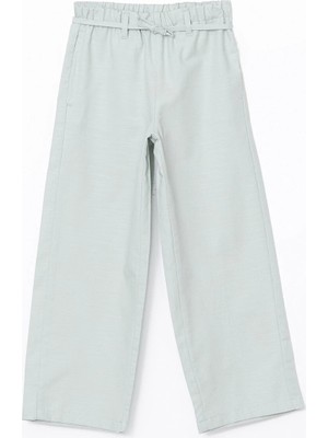 Lcw Eco Yeşil Beli Lastikli Kız Çocuk Pantolon