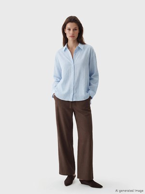 Lcw Modest Haki Beli Lastikli Kadın Pantolon