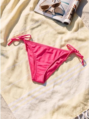 Lcw Dream Pembe Kadın Düz Bikini Alt