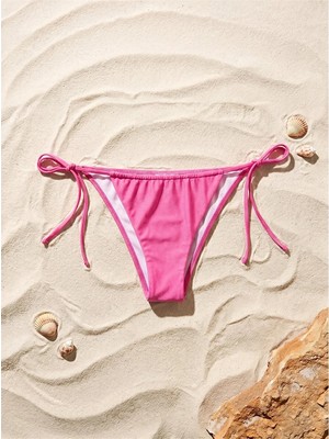 Lcw Dream Pembe Düz Bağlama Detaylı Kadın Bikini Alt
