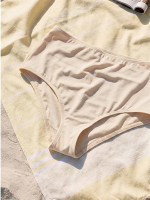 Lcw Dream Bej Kadın Düz Bikini Alt