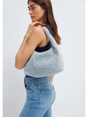 Mavi Mavi Logo Detaylı Denim El Çantası 1912061-70775
