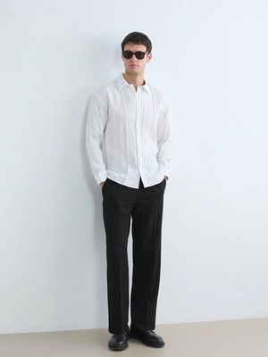Lcw Vision Siyah Bol Fit Erkek Pantolon
