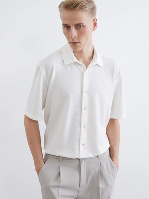 Lcw Vision Beyaz Regular Fit Erkek Basic Gömlek