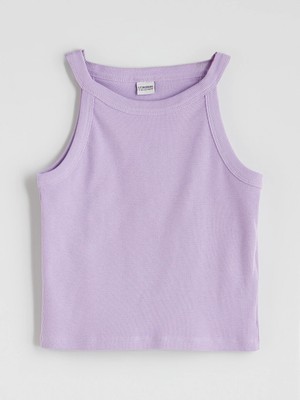 LC Waikiki Lcw Kids Lila Halter Yaka Kız Çocuk Atlet
