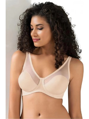 MiraLive Marsilyan- Le Jardin Tül Kaplı Soft Cup Sütyen - LJ9200B