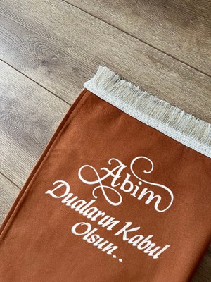 Özel Tasarım Isimli Seccade Kişiye Özel - Babalar Günü Hediyelik