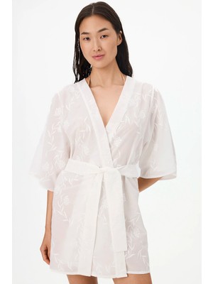 Penti Beyaz Carine Kimono