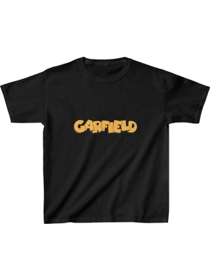 Medi Giyim Çocuk Unisex Baskılı T-Shirt - Siyah