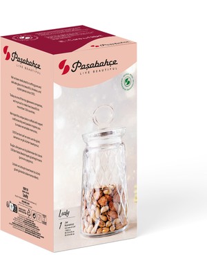 Paşabahçe Leafy Kavanoz 1100 cc 5 Adet