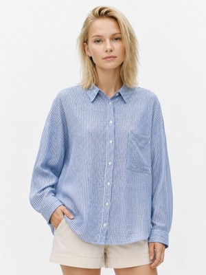 Loft Loose Fit Kadın Gömlek U.kol