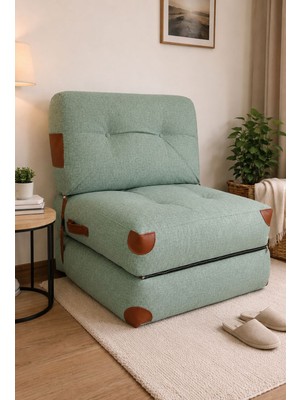 Pufymax Comfy Yeni Nesil Bohem Tekli Koltuk,yataklı Katlanır Berjer,yer Yatağı Modüler Yapı Minder 75x 75 CM | 85CM