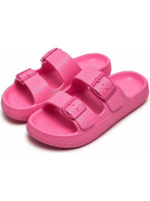 RS Riva Shoes Summer Comfort Çift Tokalı Kadın Terlik