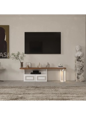 Klubeconcept %100 Mdf Kişiye Özel 160 cm Ponpon Detaylı Modern Tv Ünitesi Özel Tasarım