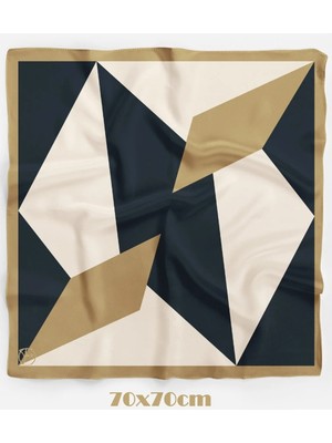 Belirtilmemiş Modern Kamel Desen 70*70CM Bandana/fular