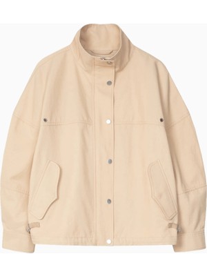3.1 Phillip Lim Cropped Balloon Dik Yakalı Oversize Kadın Ceket