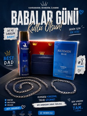 Beauty 7 Parça Erkek Hediye Seti Kutusu Babalar Günü Hediyesi 113447
