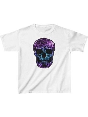 Medi Giyim Unisex Çocuk Baskılı T-Shirt - Beyaz