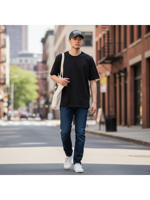 Hedea Unisex Vintage Eskitme Beyzbol Şapkası Crush Nakışlı Ayarlanabilir Siyah Pamuklu Cap