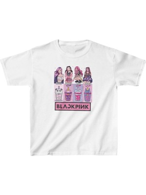 Medi Giyim Unisex Çocuk Baskılı T-Shirt - Beyaz