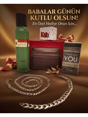Beauty 7 Parça Erkek Hediye Seti Kutusu Babalar Günü Hediyesi 123450