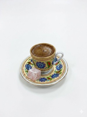 altabi Porselen Kahve Takımı 6 Kişilik | Özel Tasarım | 90 ml