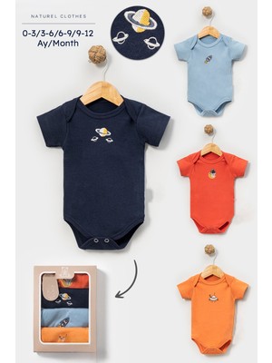 Almini Erkek Body 4 Lü Set