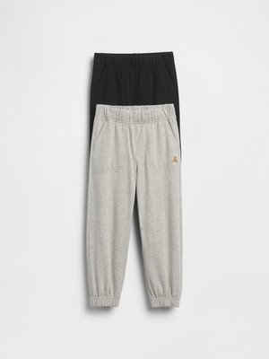 Gap Erkek Bebek Gri Bebek ve Küçük Çocuk Karışık ve Eşleştirilebilir Pull-On Jogger (2’li)