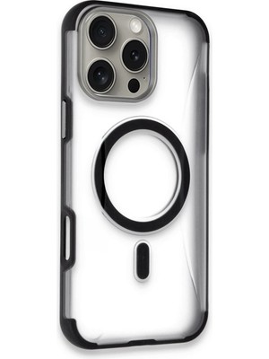 Fırsatkolik Mey Ithalat®   iPhone 16 Pro Hilton Magsafe Kapak - Siyah