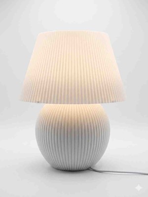 DenizCanlilari Modern Tasarım 3 Renkli ve Dim Edilebilir (Led Ayarlı) Abajur / Masa Lambası USB